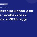 Топ5 мессенджеров для бизнеса: особенности рассылок в 2026 году
