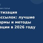 Автоматизация SMS-рассылок: лучшие платформы и методы интеграции в 2026 году