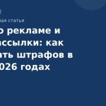 Закон о рекламе и SMS-рассылки: как избежать штрафов в 2025-2026 годах
