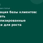 Сегментация базы клиентов: как делать персонализированные рассылки для роста конверсии