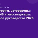 Как настроить автоворонки через SMS и мессенджеры: пошаговое руководство 2026