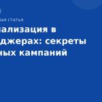 Персонализация в мессенджерах: секреты успешных кампаний