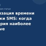 Оптимизация времени отправки SMS: когда аудитория наиболее receptive