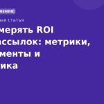 Как измерять ROI SMS-рассылок: метрики, инструменты и аналитика