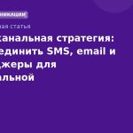 Мультиканальная стратегия: как объединить SMS, email и мессенджеры для максимальной эффективности
