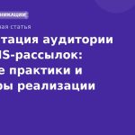 Сегментация аудитории для SMS-рассылок: лучшие практики и примеры реализации