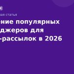 Сравнение популярных мессенджеров для бизнесрассылок в 2026 году