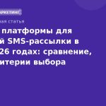 Лучшие платформы для массовой SMS-рассылки в 20252026 годах: сравнение, API и критерии выбора