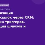 Автоматизация SMS-рассылок через CRM: настройка триггеров, интеграция шлюзов и правовые нюансы в 2026 году