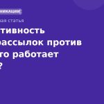 Эффективность email-рассылок против SMS: что работает лучше?