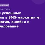 Секреты успешных A/Bтестов в SMSмаркетинге: методология, ошибки и масштабирование